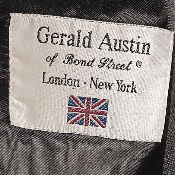 Gerald Austin Men 2 Piece Dark Gray Suit      42R - Picture 8 of 16